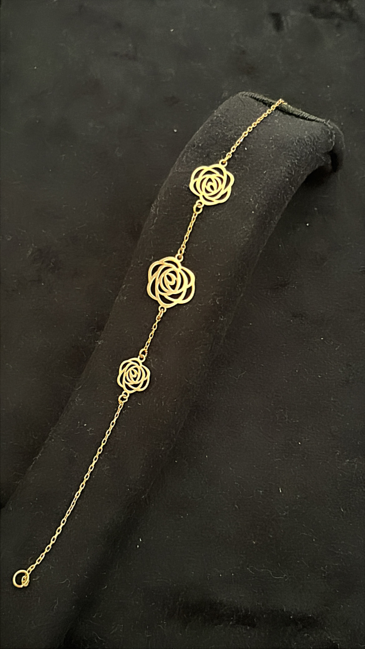 دستبند گل رز