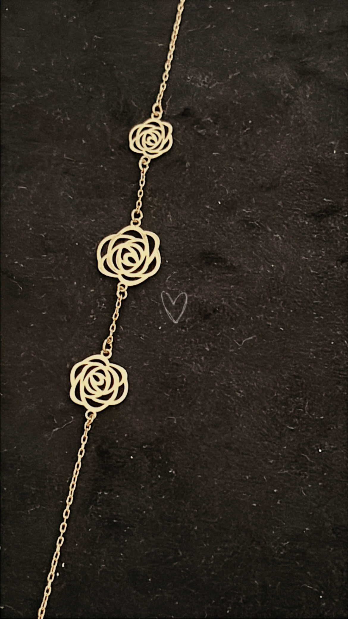 دستبند گل رز