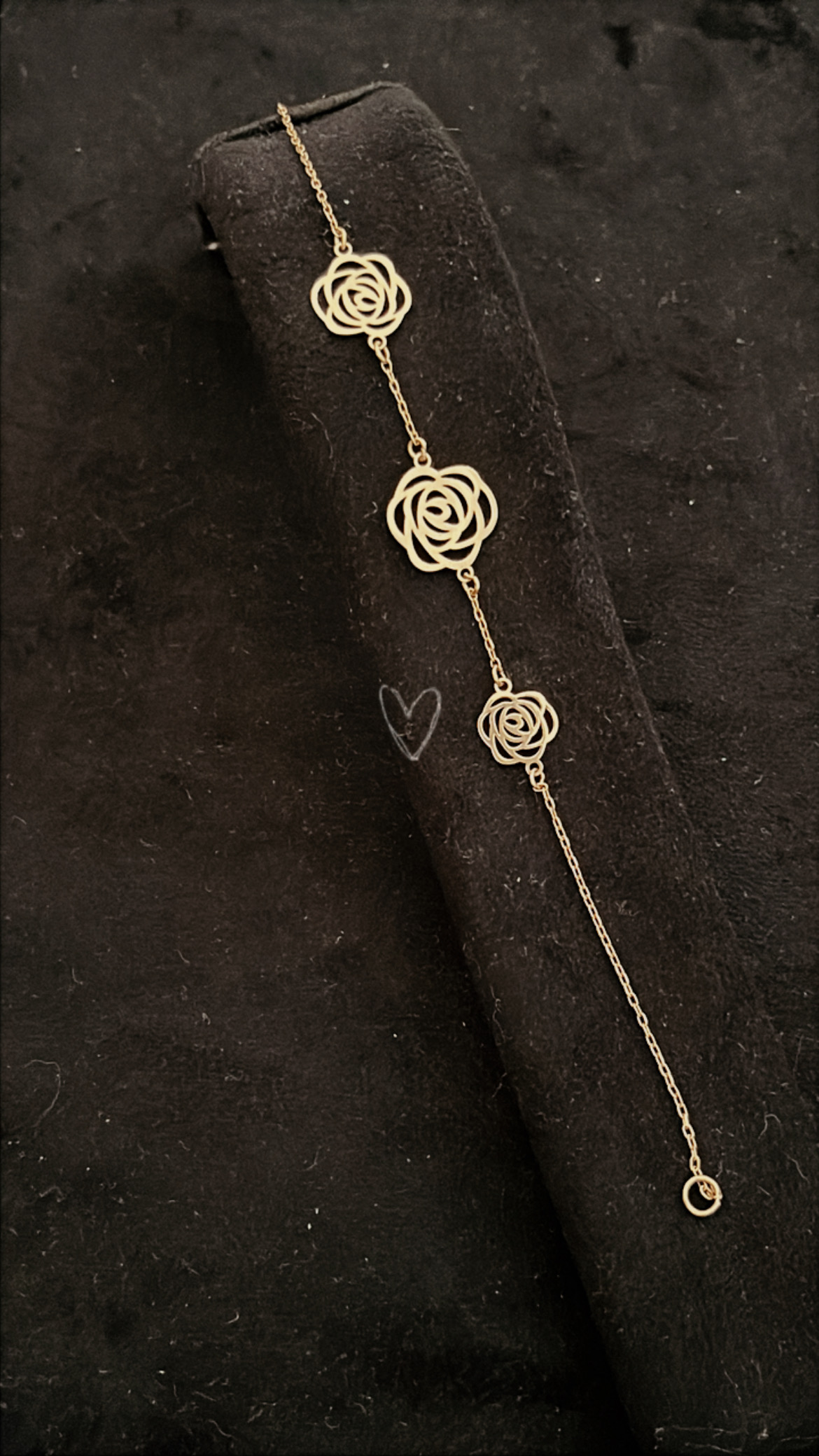 دستبند گل رز