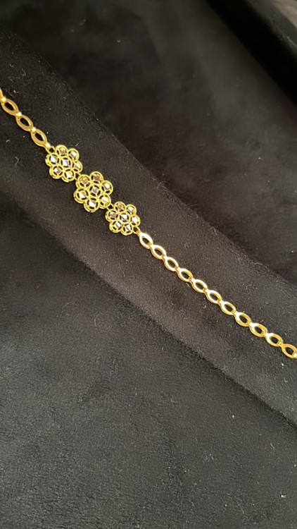 دستبند گل تراش